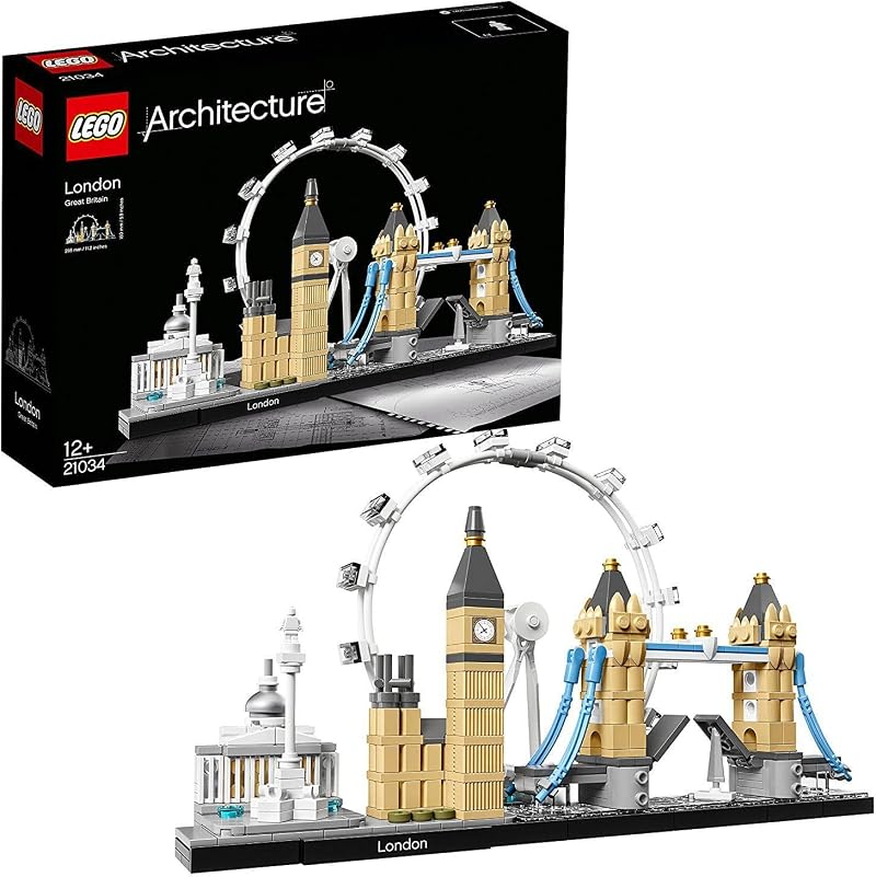 LEGO Architecture London Skyline 21034 Model Kit London Eye Big Ben Tower Bridge
