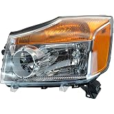 TRQ Left Headlight Assembly Drivers Side | For 08-15 Nissan Titan NI2502168