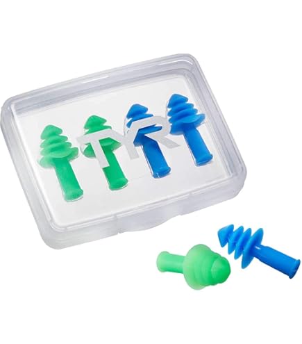 Bouchons D'Oreilles De Natation En Silicone – Avec Cordon – 3 Tailles D'Embouts (S/M/L) – Bloque Eau Et Bruit – Pour Surf, Plongée, Natation