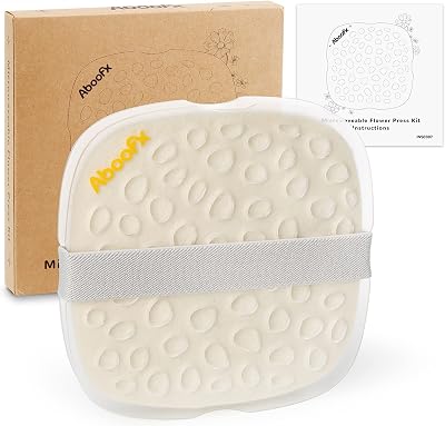 Aboofx Microwave Flower Press 6.3x6.3 inch Quick Drying for DIY Floral Crafts