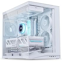 Gabinete Gamer Lian Li O11 Dynami Mini V2 Flow Branco Com 5 Fans