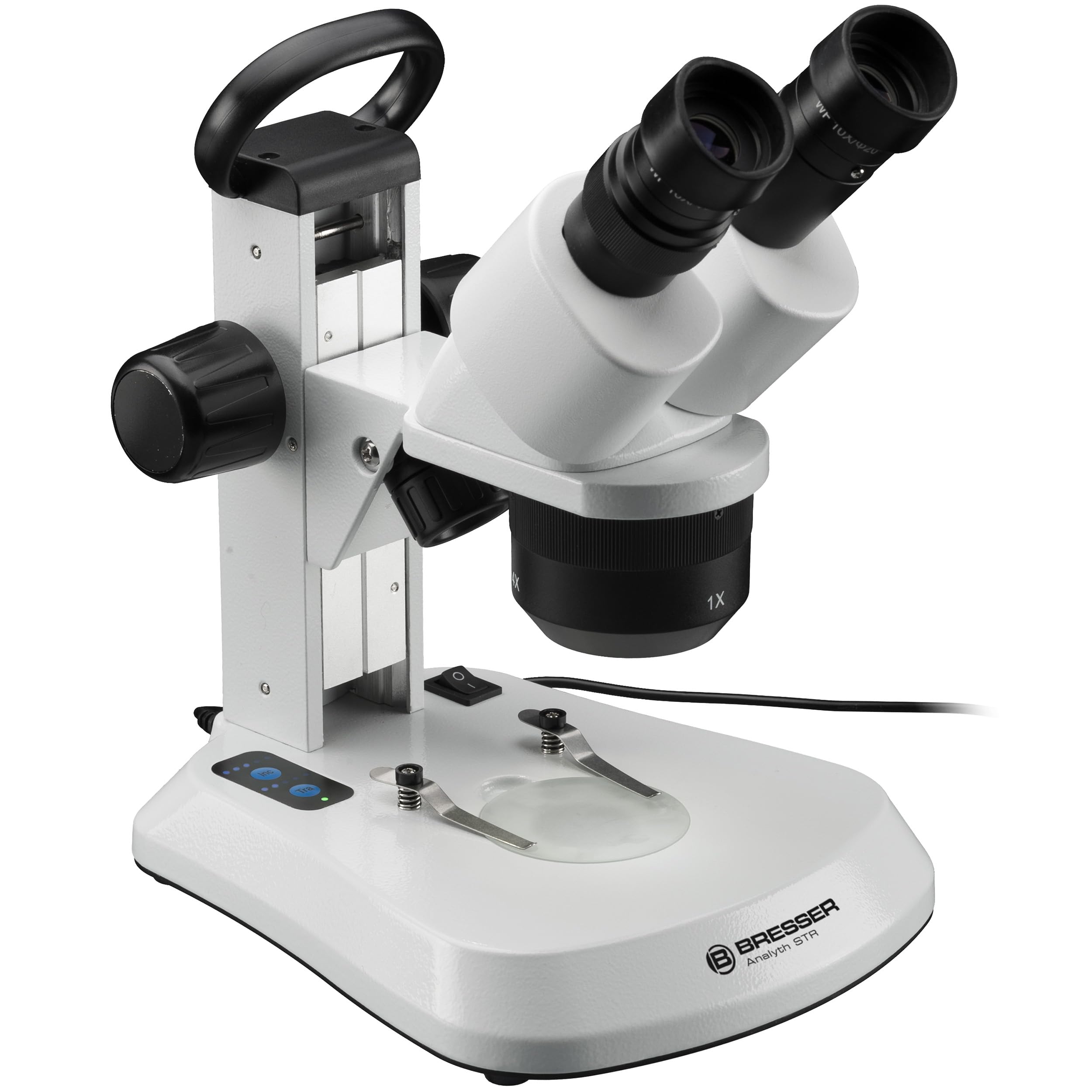 Bresser Mikroskop Analyth STR 10x - 40x Stereo Auflicht- und Durchlicht Mikroskop, Schwarz 4