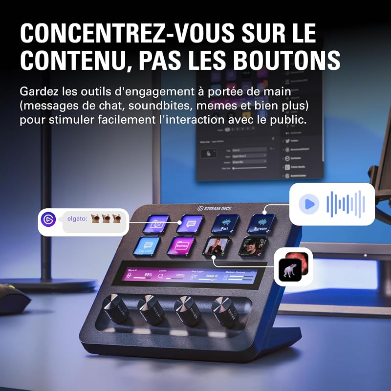Stream Deck + – Console de mixage