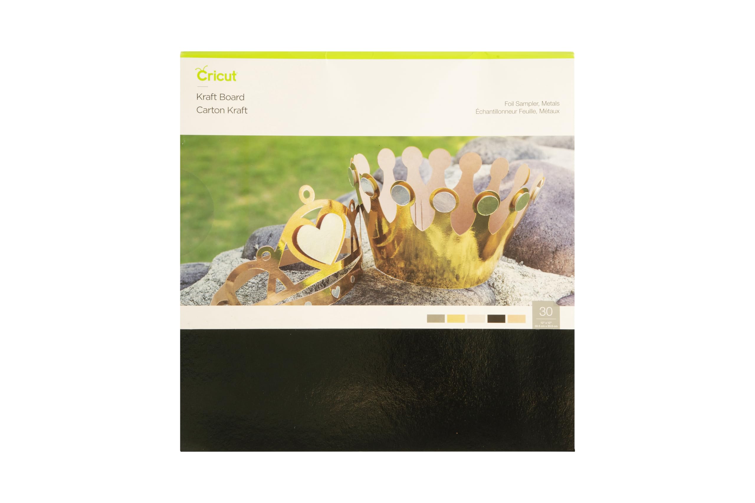 FOIL KRAFTBOARD Metals 12X12(30)