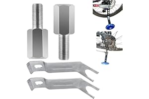 TAYIZOO Axle Extenders for traiing Wheels,Stabiliser Extension Bolts for 12,14,16,18,20,22,24,26inch Kids Bike/Mountain Bike