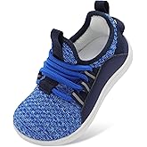 FEETCITY Toddler Shoes Girls Boys Wide Shoes Kids Barefoot Shoes Zero Drop Minimalist Sneakers Slip on Toddler Tennis Sneakers