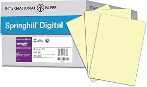 Springhill 11\" X 17\" Canary Yellow Copy Paper, Jamaica