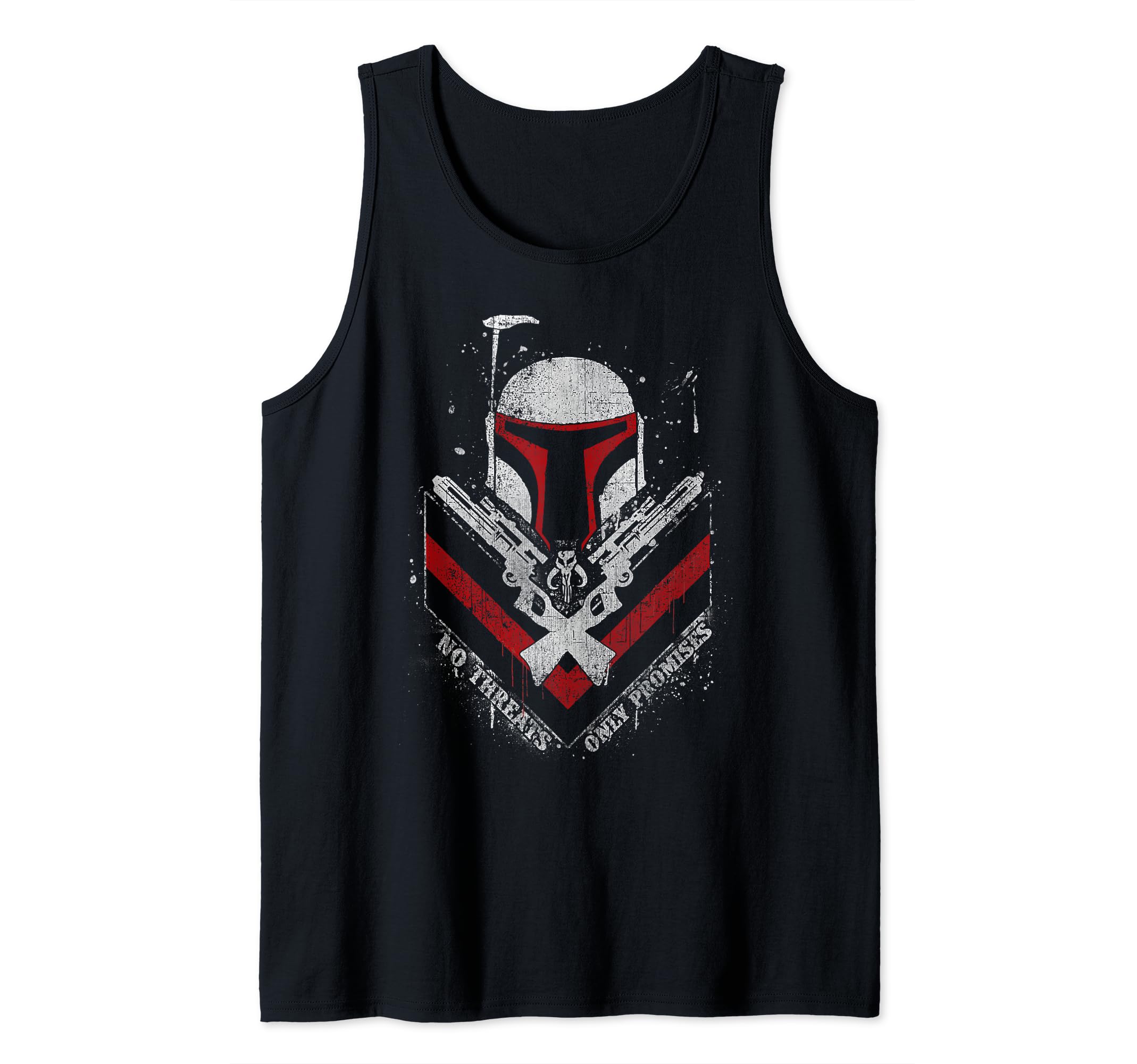 Star Wars Boba Fett No Threats Only Promises Tank Top