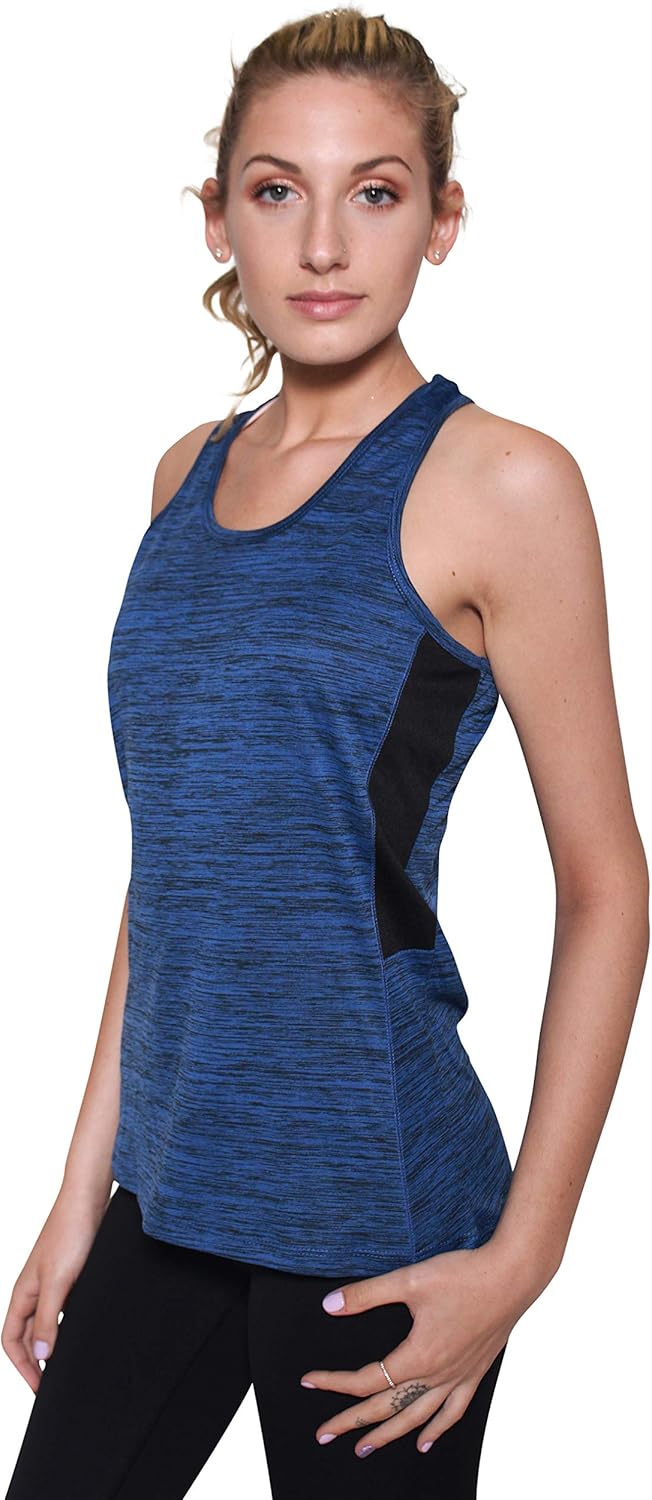 5-Pack Women's Racerback Tank Top Dry-Fit Athletic Performance Yoga Activewear at  Women’s Clothing store