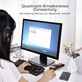 CGZZ Bluetooth 5.0 Adapter for PC Laptop Desktop Windows Linux Plug Play view 5