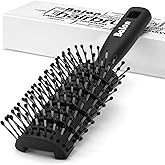 Balon Hair Brush for Women & Men, Speed Dry Vent Hair Brushes, Pain-Free Detangling Brush for All Wet or Dry, Curly Hair Brush(Black)