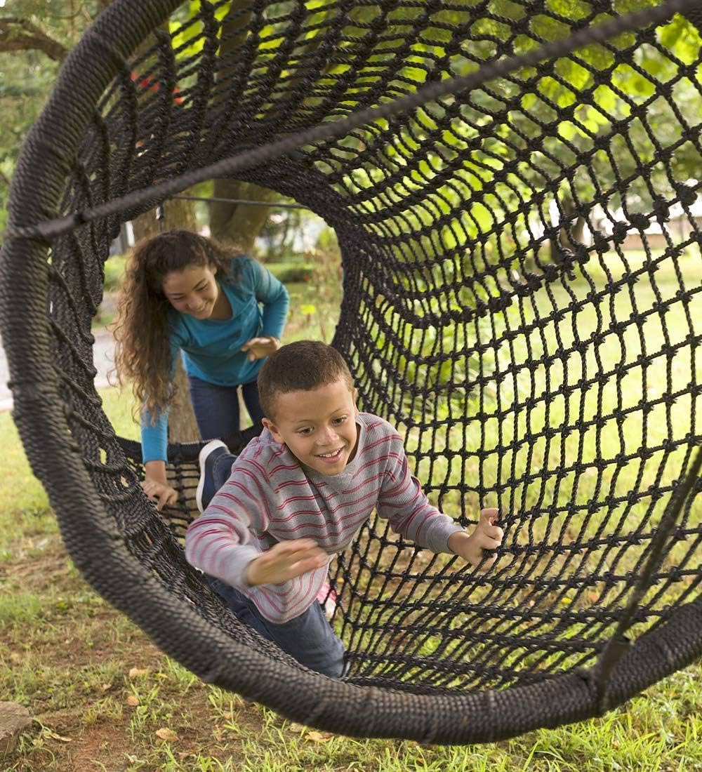 hearthsong rope bridge play tunnel