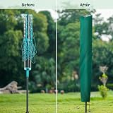 Flatro Rotary Washing Line Cover Waterproof Universal Fit with Zip Drawstring view 5