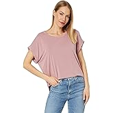 Lucky Brand Womens Short Sleeve Sandwash Dolman Tee