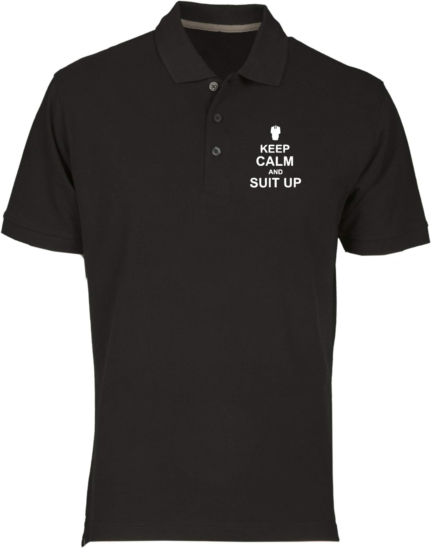Polo for Man Black TR0085 Keep Calm and Suit UP Barney Stinson How I MET Your Mother
