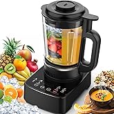 12-in-1 Multifunctional Nut Milk Maker Machine, 55oz Large Capacity with Auto-Clean, Plant-Based Milk Machine for Almond, Oat