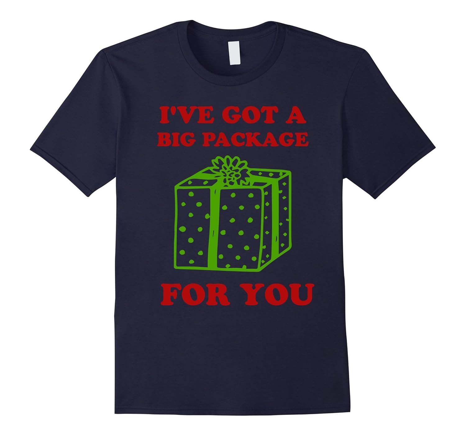 I've Got A Big Package For You T-Shirt Dirty Christmas Tee-ANZ