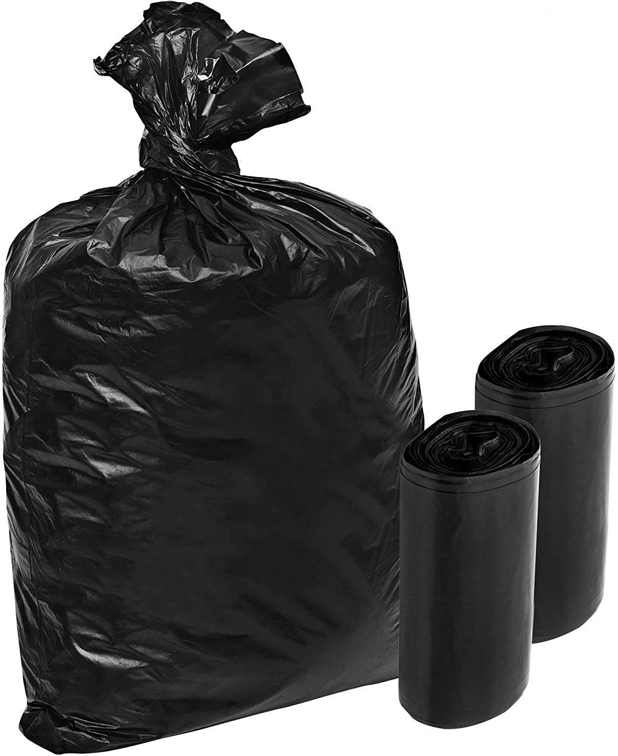 Plastic Prince Black Heavy Duty Can liner 60 Gallon 38