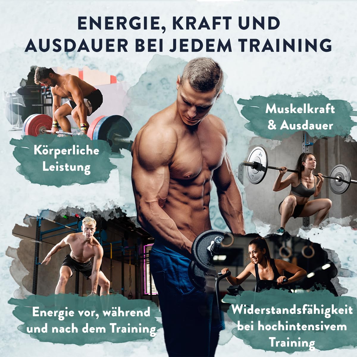 Creatin Monohydrat Pulver 500g | Pure Mikronisiertes 200 Mesh Kreatin Monohydrat Pulver mit Vitamin B6 P5P - Vegan Creatine Monohydrate - Pre Workout Creatin 3