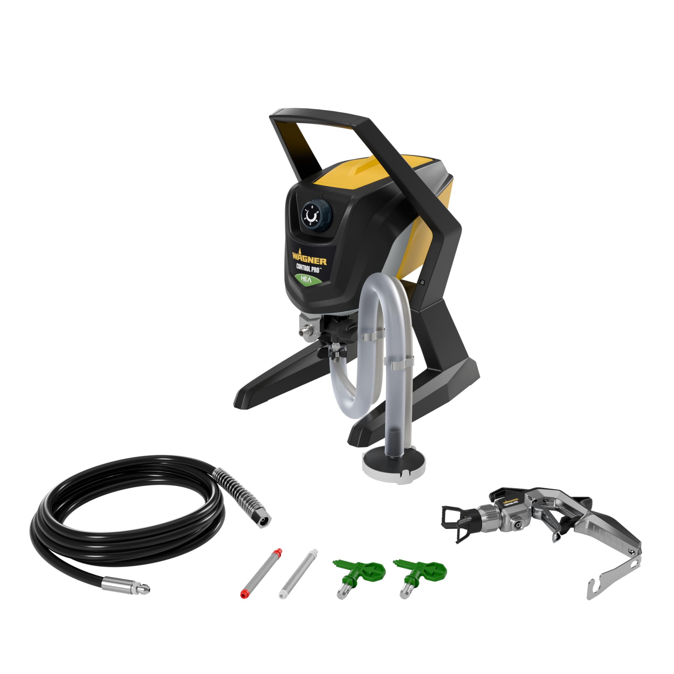WAGNER Airless Farbsprühsystem Control Pro 350 R für Wandfarben, Latexfarben, Lacke & Lasuren, 15 m²-2 min, Druckregulierung, 110 bar, Schlauch 15 m