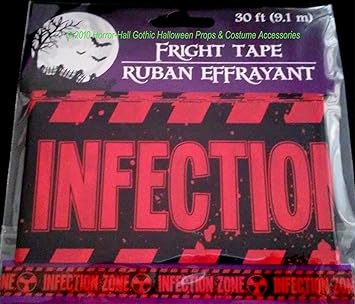 Amazon Com Walking Dead Zombie Warning Infection Zone Fright