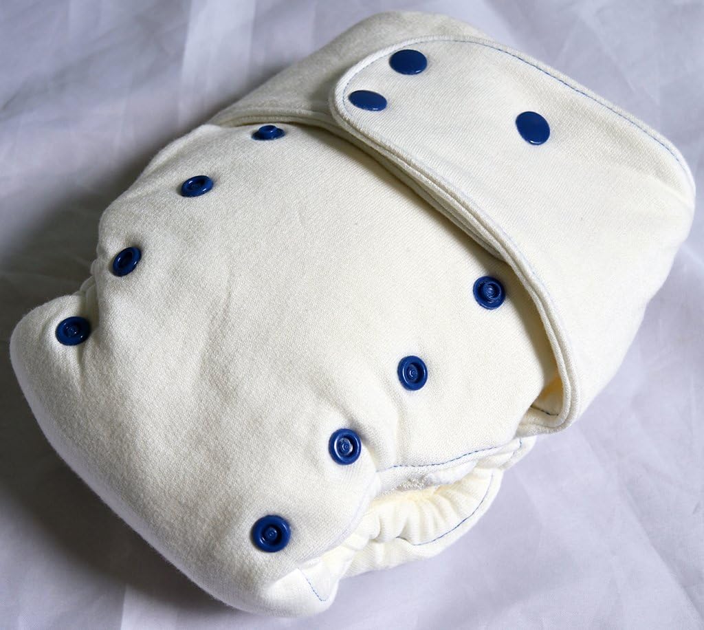 Cotton Fitted Butterfly style Cloth Diaper (Midnight)