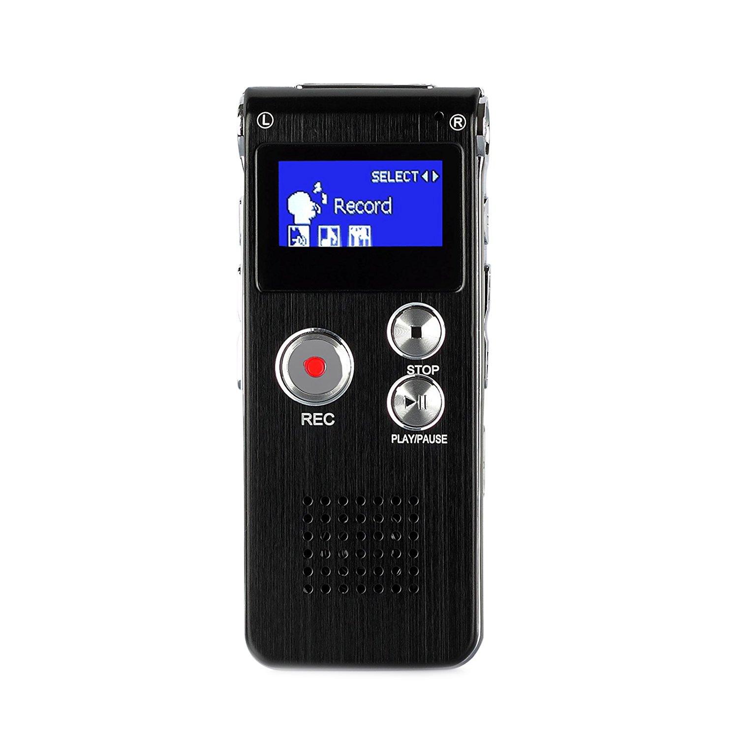 8GB Steel Digital Voice Sound Phone Recorder Dictaphone Amazon.co.uk