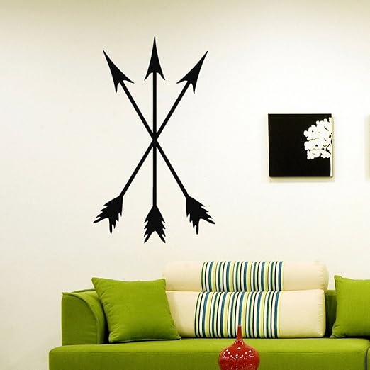 Wall Decal Vinyl Sticker Arrows Three Crossed