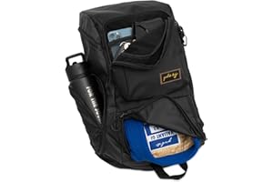 Gold BJJ Jiu Jitsu Backpack - Heavy Duty Gym Bag with Waterproof Gi Pocket