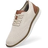 Men's Casual Dress Shoes Comfortable Oxfords | Fashion Business Footwear, Breathable Mesh, Lightweight, Lace-Up, Walking Sneakers, Work &amp; Weekend