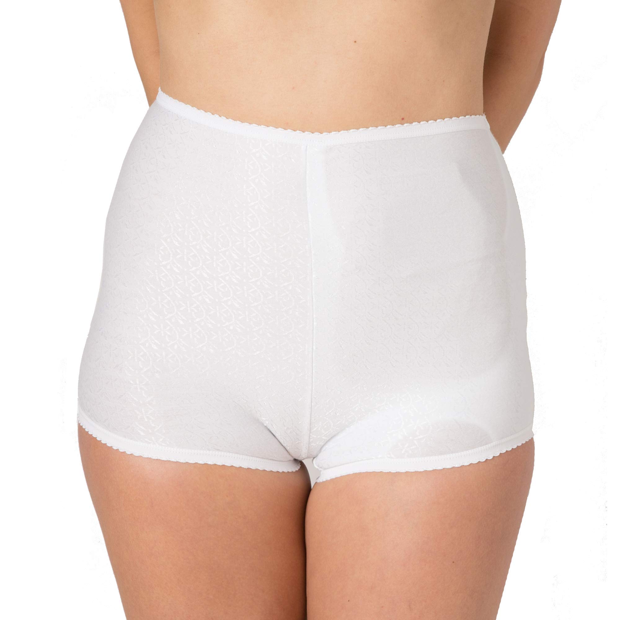 Ostomy Female Underwear with Built in Internal Support Pocket with Night Drainage in White - Shortie - SIZE 18 - LEFT POCKET