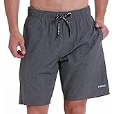 HOdo Mens Swim Trunks with Mesh Liner 9" Quick Dry Swim Shorts Bathing Suits for Men Swimwear Board Shorts wiht Pockets