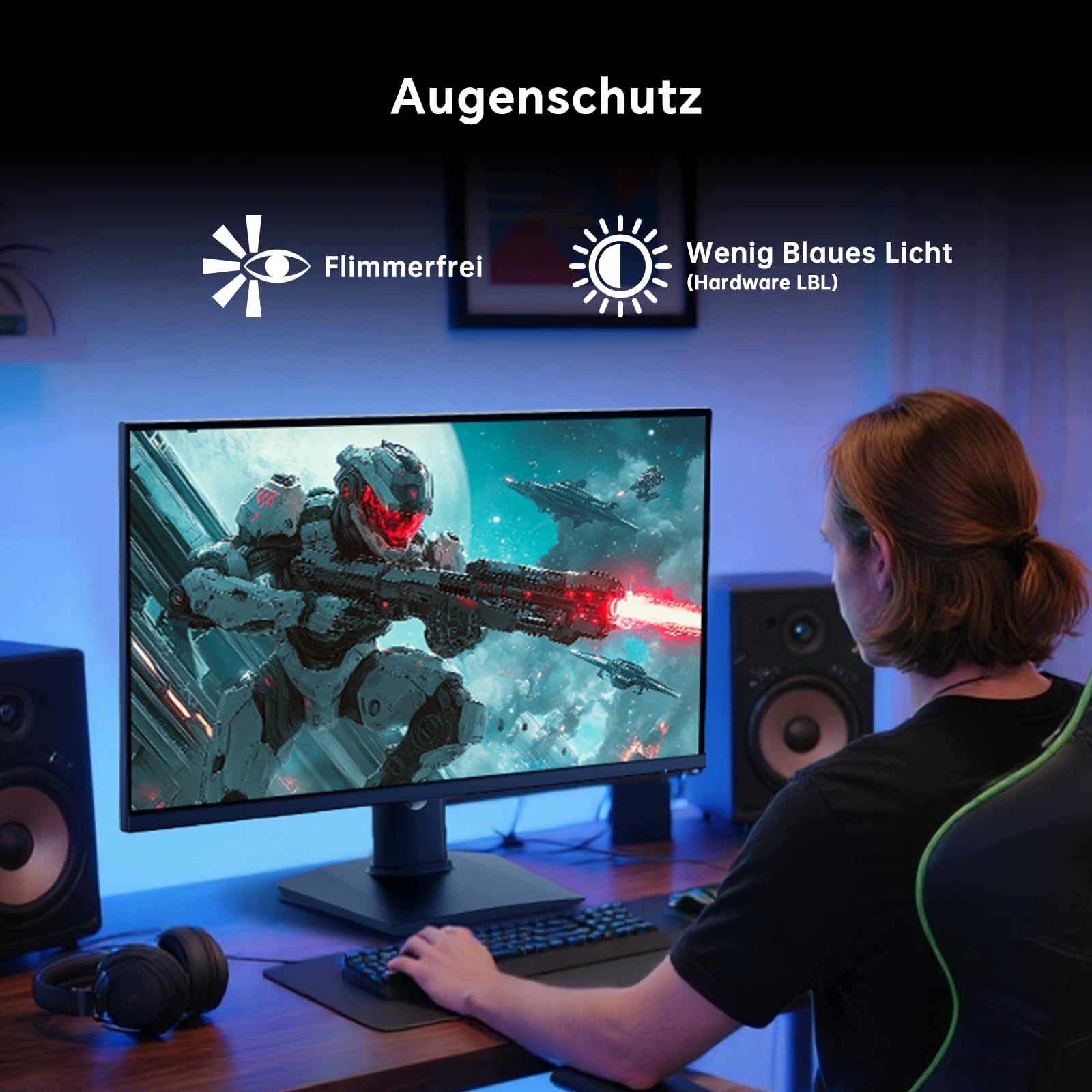 KTC Gaming Monitor 240Hz 27 Zoll | FHD@240Hz | Verstellbarer Ständer | Schnelles IPS Panel | 1ms Reaktionszeit (MPRT) | 350 cd/㎡ Helligkeit, HDR | Adaptive Sync | 97% DCI-P3, 99% sRGB, ΔE＜2 | H27F7 6