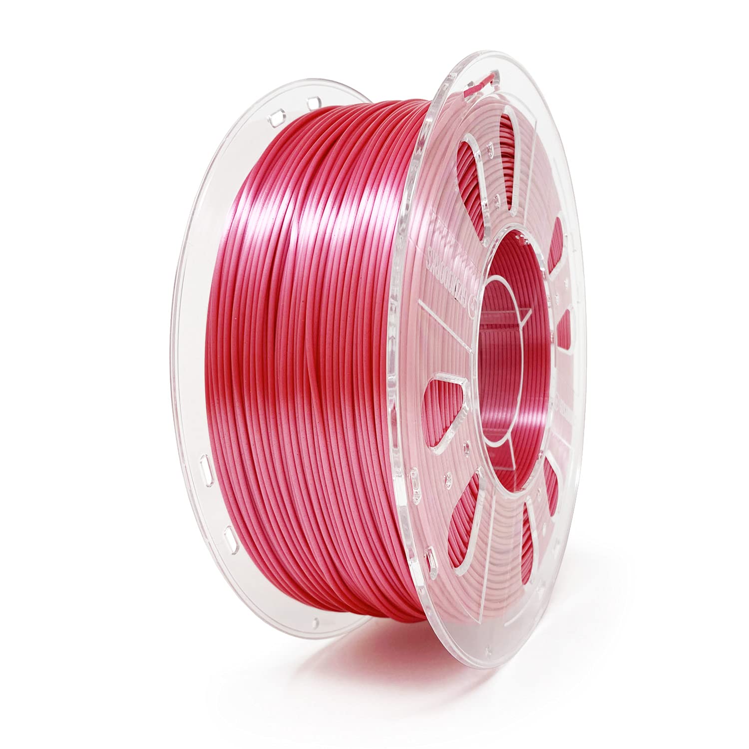 Gizmo Dorks Silk PLA 3D Printer Filament 1.75mm 1kg, High Gloss Red Pink