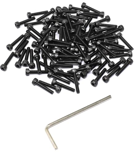 AMERICANINTEGRATEDSUPPLY.COM 50-Pack #4-40 X 1" Stainless Steel Hex Socket Head Cap Screws (18-8)
