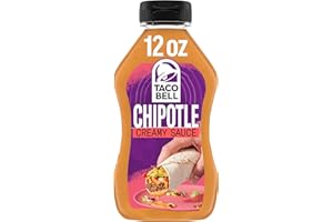 Taco Bell Creamy Chipotle Sauce, 12 fl oz Bottle, Pack of 1