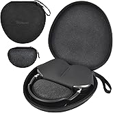 Case for AirPods Max, Felt Travel Storage Organizer with Removable Inner Box,Portable Protective Cover for Apple AirPods Max Accessories, Compatible with Smart Case,Black