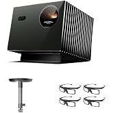 AWOL Valerion VisionMaster Pro2 with Ceiling Mount and DLP Link 3D Glasses(4 Pack）