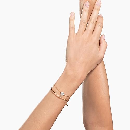 Swarovski Sublima Bangle Bracelet, Rose Gold Tone Finish, Clear
