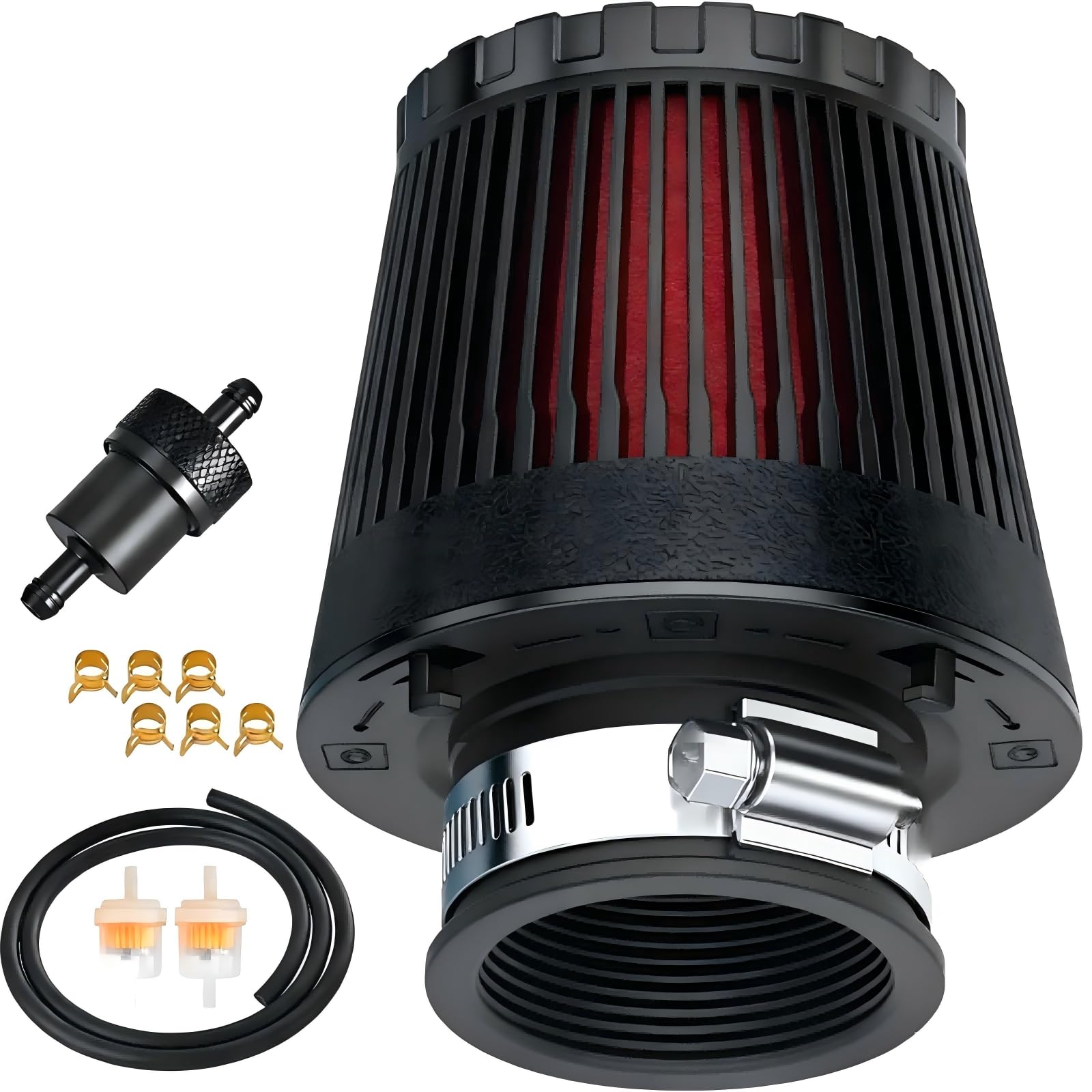Photo 1 of RZEOZU Universal 38mm Air Filter Kit Replacement for Predator 212 224cc 196cc Engine Coleman Mini Bike CT200U CT200U-EX BT200X B200R Baja MB200 KT196 Go Kart SSR 125 CRF50 Motorcycle Dirt Bike Parts