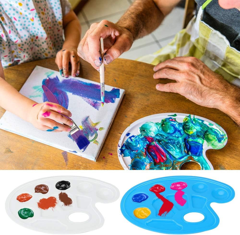 Color You 39 Piece Kids Paint Brushes Set, Painting Kits for Kids with Paint Cups, Paint Trays Muti Sizes Painting Supplies Perfect for Kids Gifts School Prizes Art Party