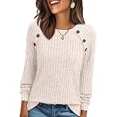 AUTOMET Womens Long Sleeve Shirts Fall Sweaters Business Casual Tops Blouse | Work Tunic Tops, Trendy Cute Sweaters, Dressy Casual Blouse, Plus Size, 2026 Teacher Outfits, Fashion Winter Clothes