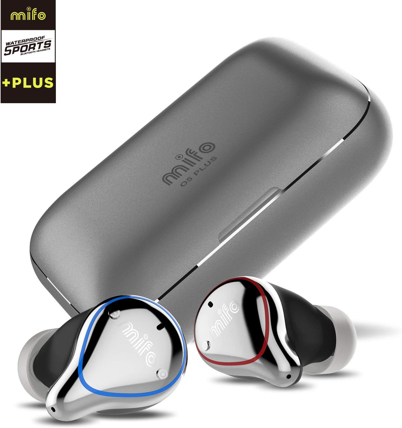 mifo O5 PLUS Wireless Earbuds IPX7 Waterproof Bluetooth 5 Earbuds with