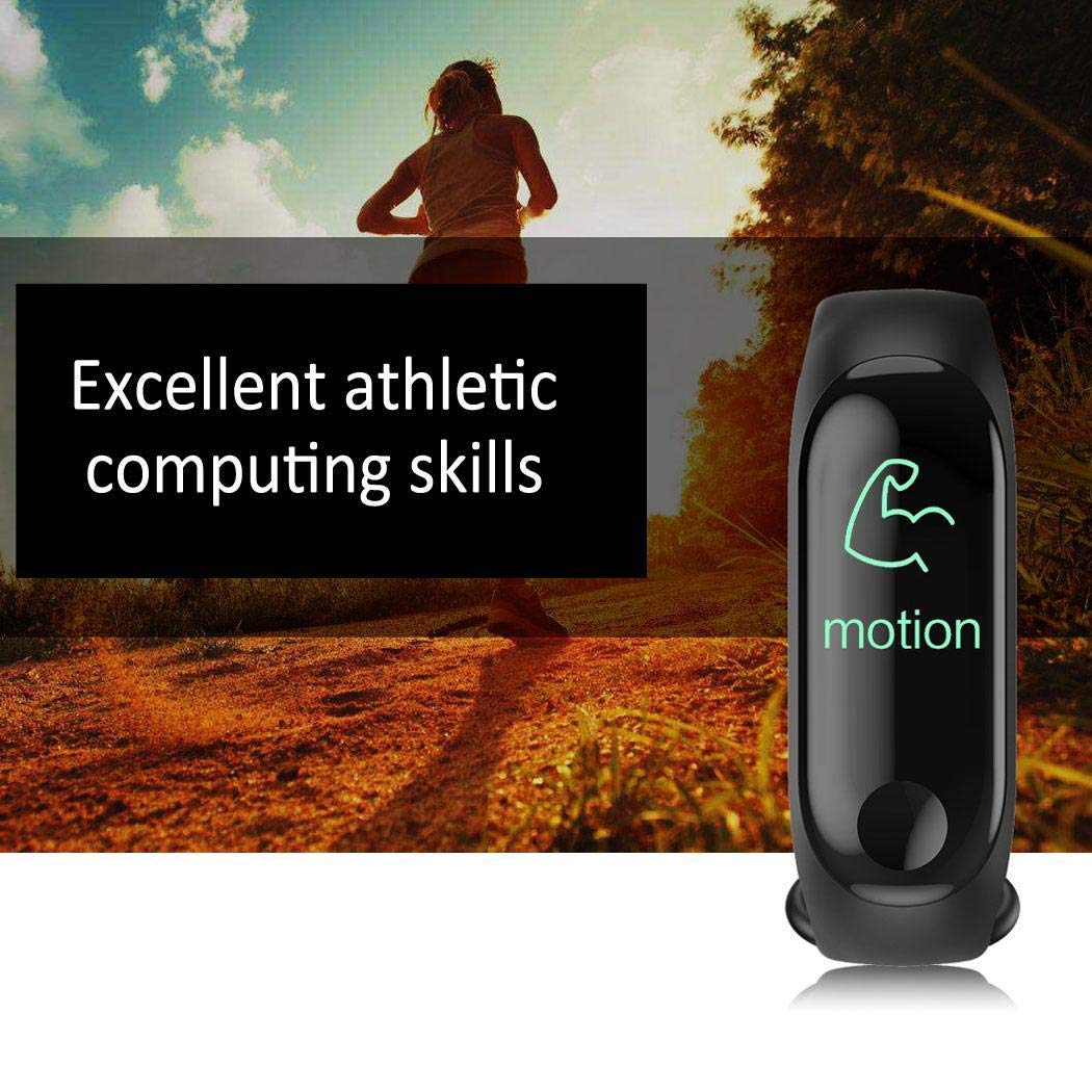 Miseku Waterproof Bluetooth Sports Smart Wristband Rate Monitor Fitness Tracker Smart Watches