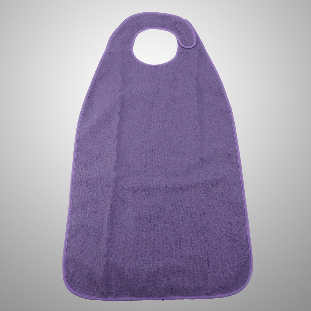 Healifty Waterproof Adult Bib Large Mealtime Protector Terry Cloth Clothing Protector for Elderly Disability Aid Washable Feeding Cover with Tape 35.04X18.90In - Image 5
