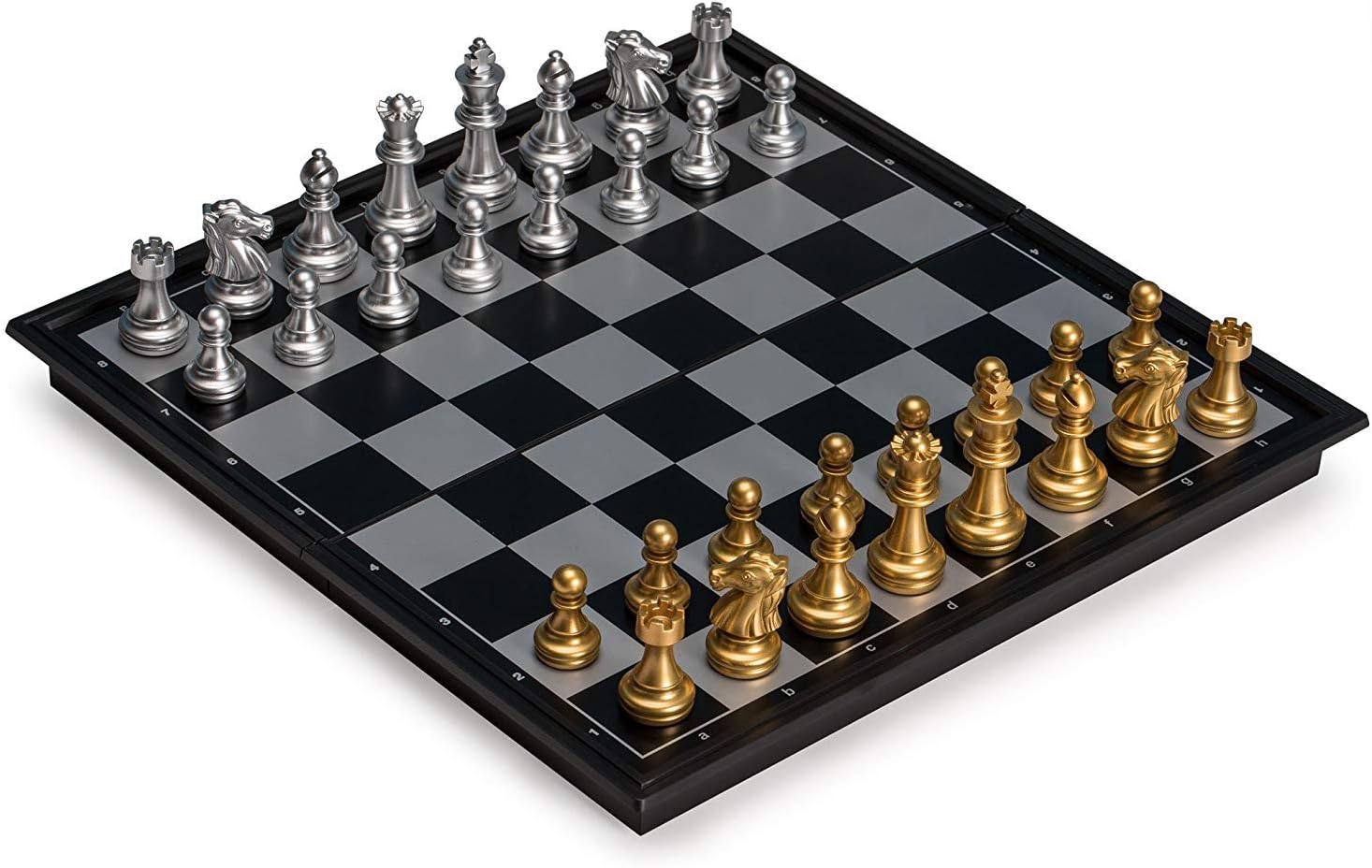 Joywod Magnetic Travel Chess Set Traveling Chess Game Board Checkers Set with Folding Chess Board Educational Toys Portable Playing Games Party Favors Pocket Chess for Kids Adults Birthday Xmas Gifts