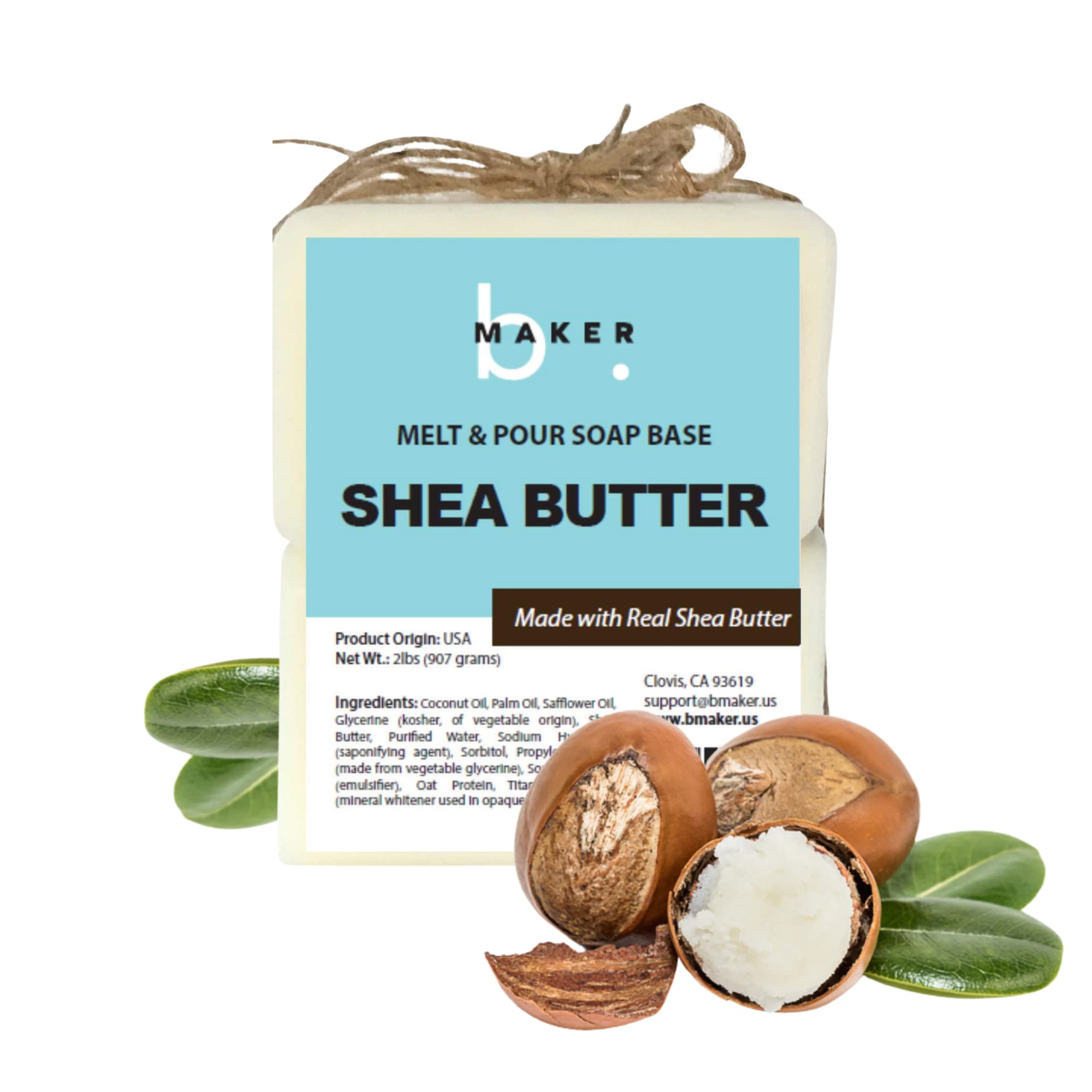 Photo 1 of bMAKER Shea Butter Soap Base for Soap Making Melt and Pour Soap Base