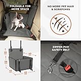Wuglo Extra Stable Dog Car Seat with Seat Belt Waterproof 12 kg view 6