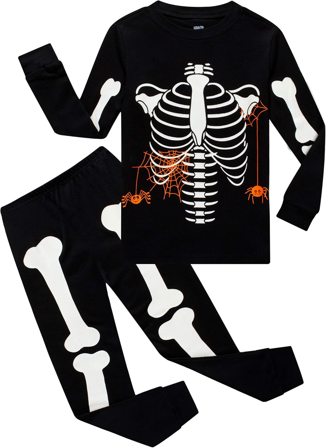 baby boy skeleton pajamas