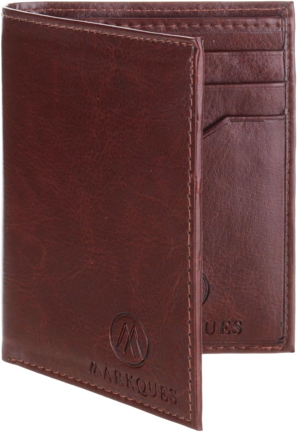 MARKQUESRed Front Pocket Card Holder Wallet (COL-4407)
